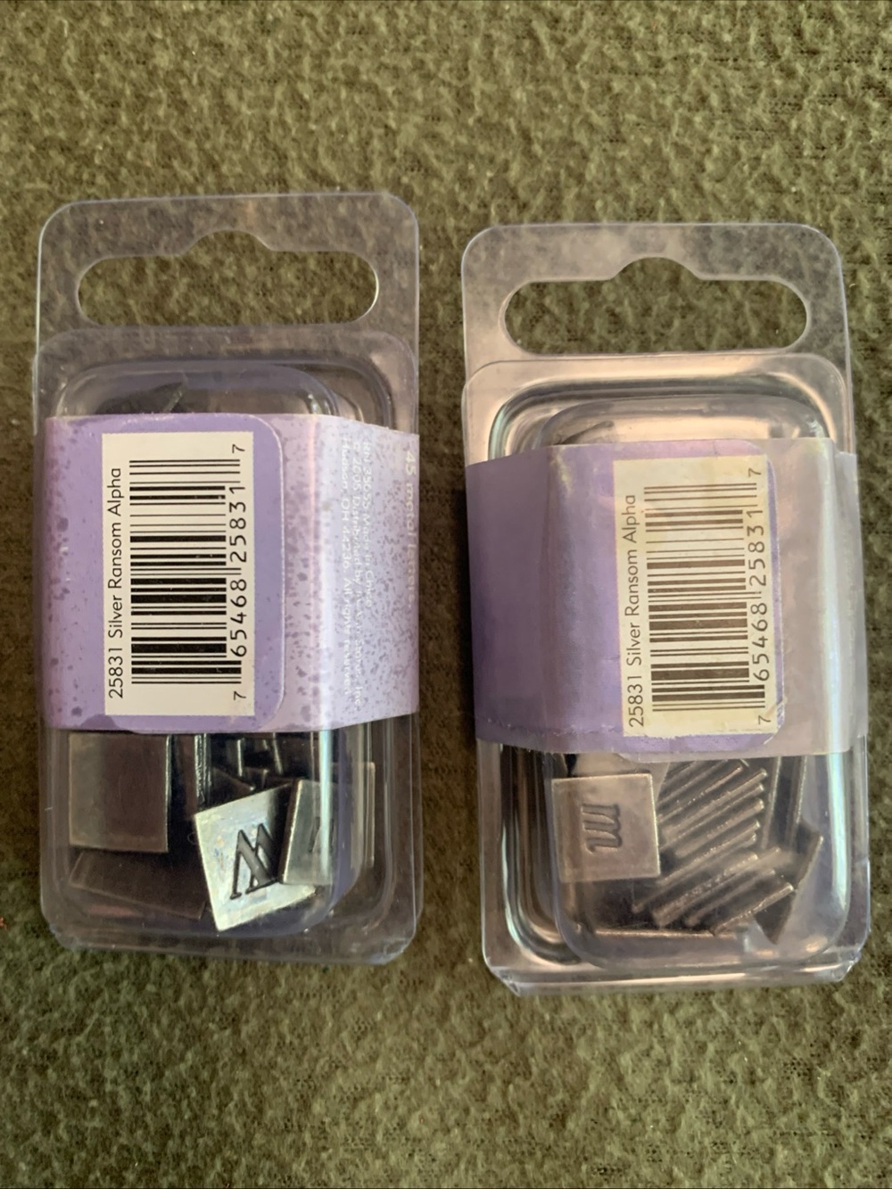 Jo-Ann Scrap Essentials sealed and open letters. Making Memories brads. - Picture 3 of 15